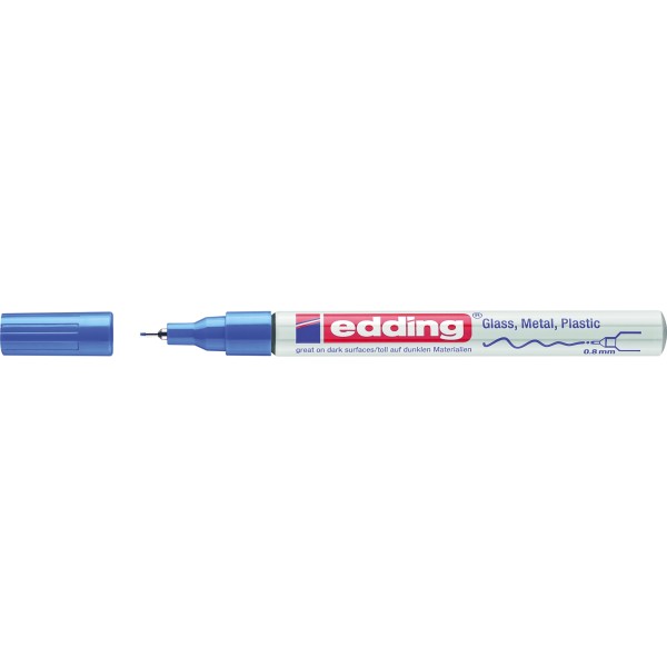 edding Lackmarker 780 4-780-9-003 0,8mm Rundspitze permanent blau