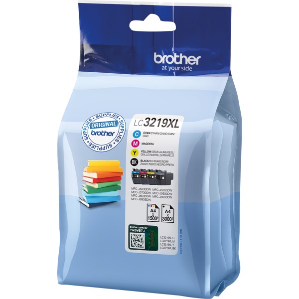 Brother Tintenpatrone LC3219XLVALDR sw/c/m/y 4 St./Pack.