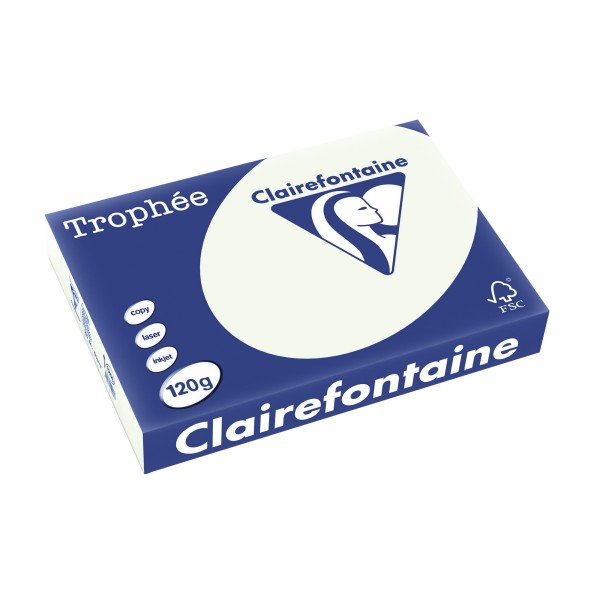 Clairefontaine Kopierpapier 1246C A4 120g lindgrün 250Bl.