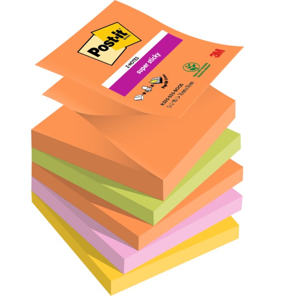 Post-it Haftnotiz R330-5SS-BOOS 76x76mm 90Blatt 5St.