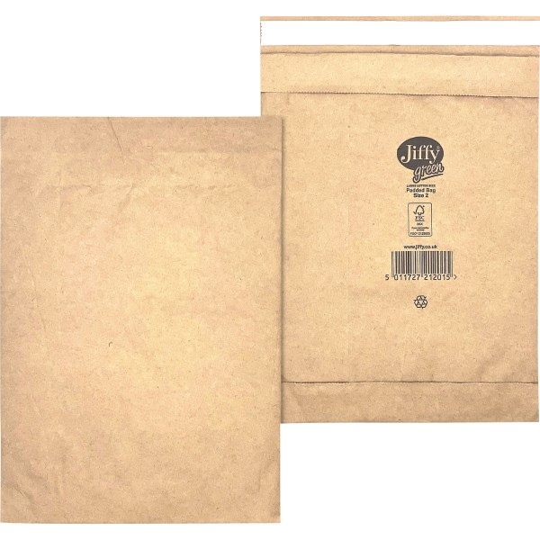 Jiffy Papierpolstertasche Nr. 2 30001312 braun