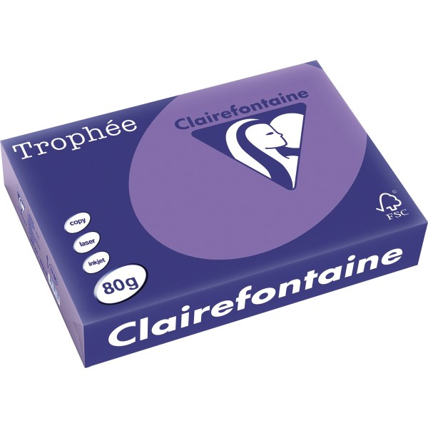 Clairefontaine Kopierpapier 1786C A4 80g violett 500Bl.