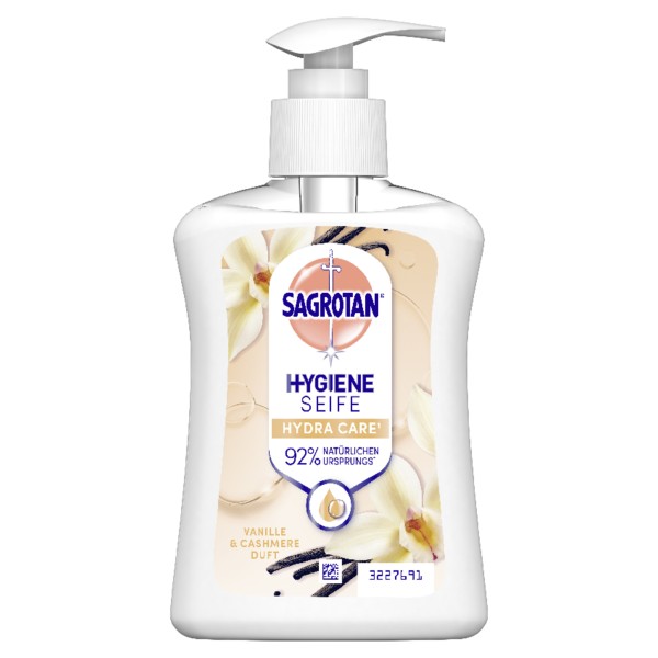 Sagrotan Flüssigseife Extra Pflege Vanille & Cashmere 3226524 250ml