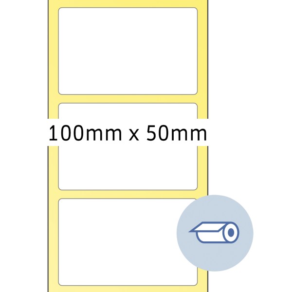 HERMA Rollenetikett 4090 Thermo 100x50mm weiß 2.000 St./Pack.