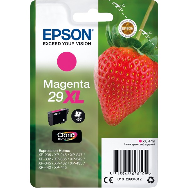 Epson Tintenpatrone C13T29934012 29XL 6,4ml 450Seiten magenta
