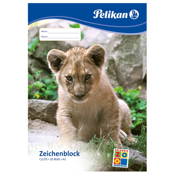 Pelikan Zeichenblock C3/20 224840 DIN A3 20Blatt