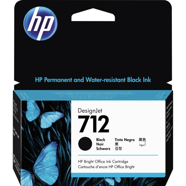 HP Tintenpatrone 3ED70A 712 38ml schwarz