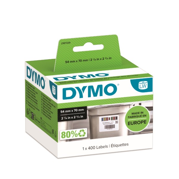 DYMO Etikett für LabelWriter 2187329 70x54mm ws 400St