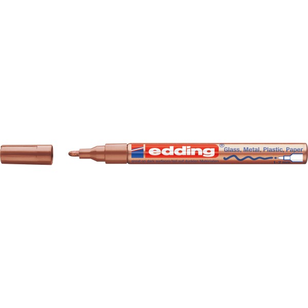 edding Lackmarker 751 4-751-9-055 1-2mm Rundspitze kupfer