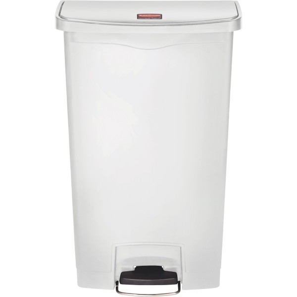 Rubbermaid Tretabfalleimer Slim Jim 1883559 Kunststoff 68l weiß