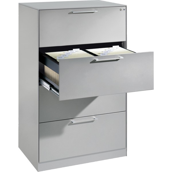 C+P Hängeregistraturschrank Asisto 146223412S10017 A4 2bahnig lgr/lgr