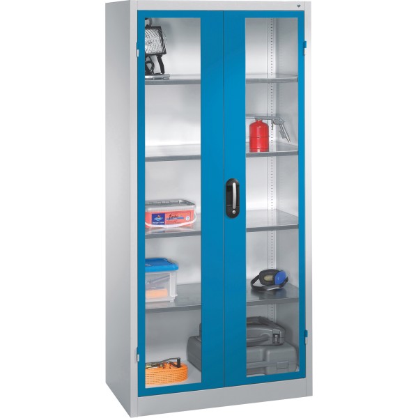 C+P Werkzeugschrank 8921055S10072 Fenstertür 1950x930x500mm lgr/lbl