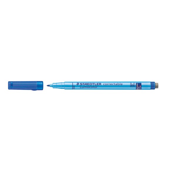 STAEDTLER Folienstift Lumocolor correctable 305 M-3 1mm blau