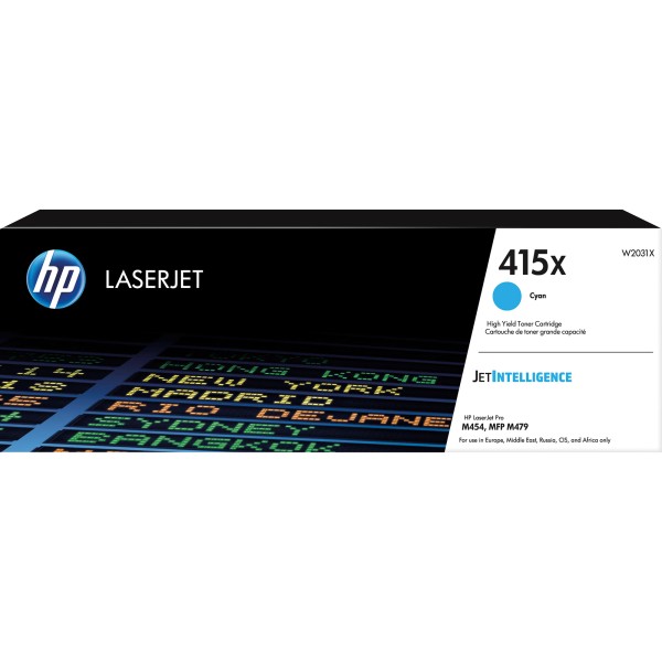 HP Toner W2031X 415X 6.000Seiten cyan