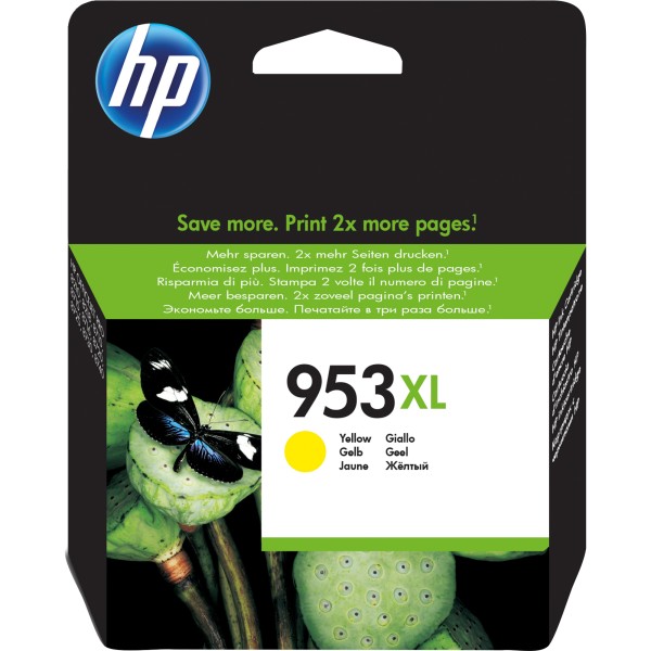 HP Tintenpatrone F6U18AE 953XL 1.450Seiten gelb