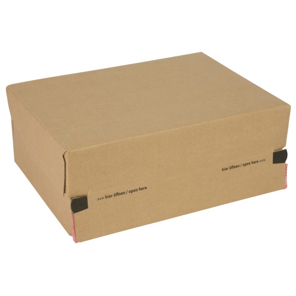 Soennecken Versandkarton Postbox 5851 25x9,6x17,7cm Pappe braun