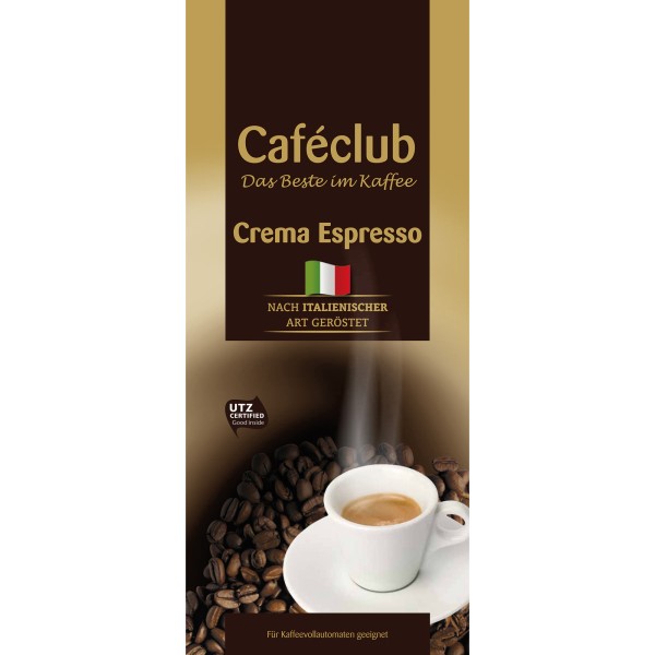 Kaffee Cafeclub Espresso Classico 797 ganze Bohne 1kg