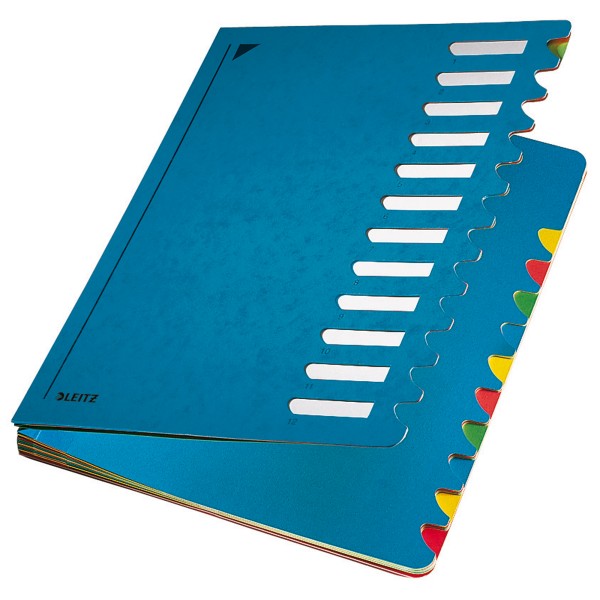 Leitz Ordnungsmappe Deskorganizer Color 59120035 12Fächer blau