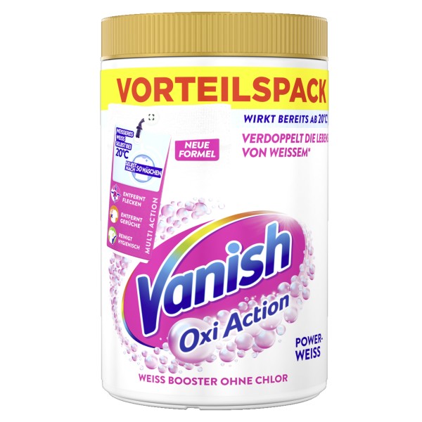 VANISH Fleckenentferner Oxi Action Powerweiß 3256654 1,65kg