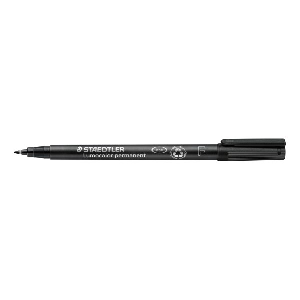 STAEDTLER Folienstift Lumocolor 318-9 0,6mm permanent schwarz