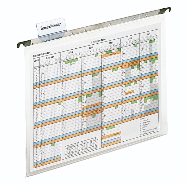 Leitz Hängetasche ALPHA 19290000 DIN A4 PVC transparent