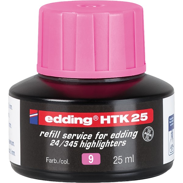 edding Nachfülltusche HTK25 4-HTK25009 25ml rosa