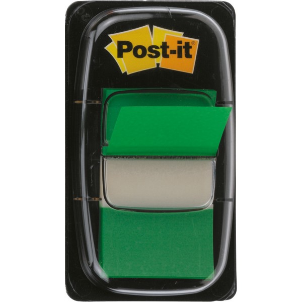 Post-it Haftstreifen Index Standard I680-3 25,4x43,2mm 50Blatt PES gn