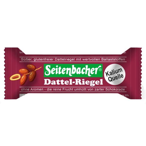 Seitenbacher Schoko Dattel Riegel 39506 12x50g