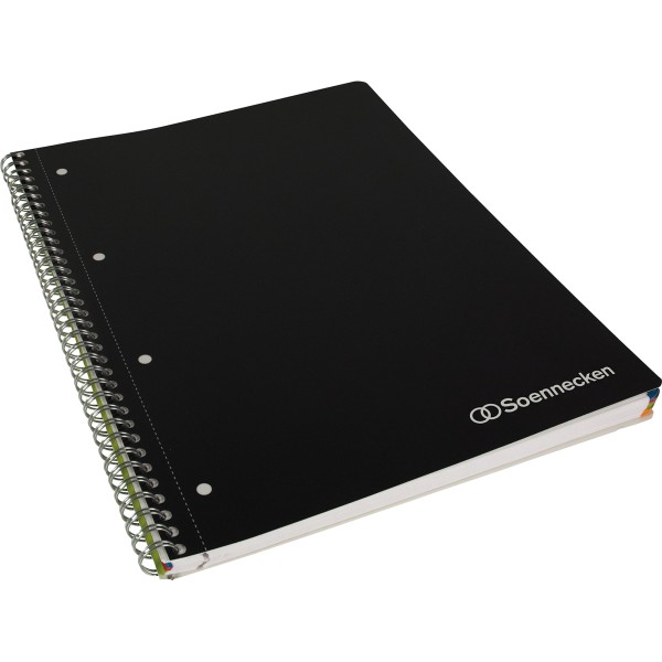 Soennecken Meetingbook 3096 DIN A4 4fach gelocht 90g/qm schwarz