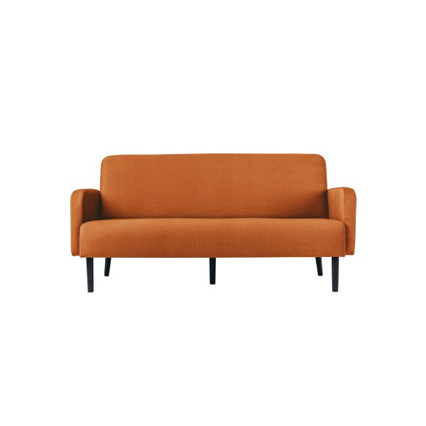 Paperflow Sofa LISBOA LC3PT.01.16 3Sitzer Stoff sw/br