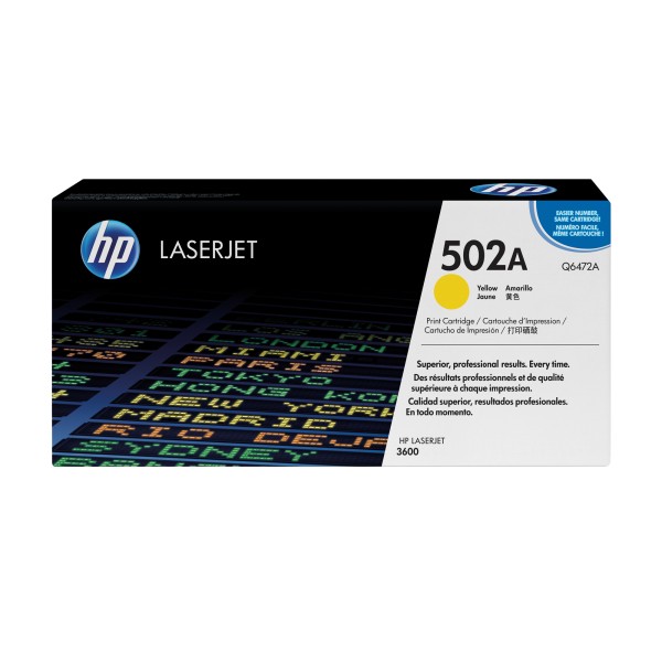 HP Toner Q6472A 502A 4.000Seiten gelb