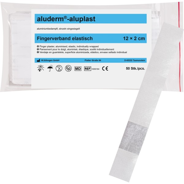 aluderm Fingerverband 1009164 12x2cm 50 St./Pack.