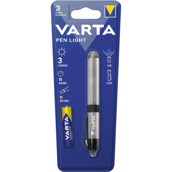 Varta Taschenlampe Pen Light 16611101421 LED Aluminium