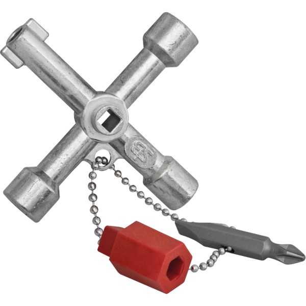 Schuebo Schaltschrankschlüssel 472 M03 7Funktionen Bitadapter