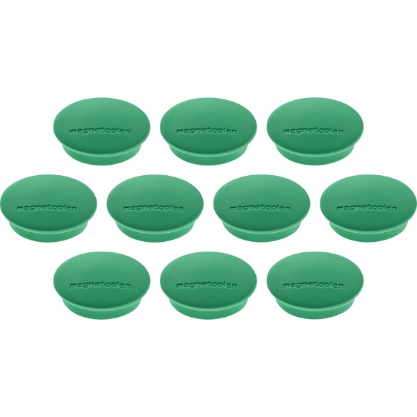 magnetoplan Magnet Discofix Junior 1662105 34mm grün 10St.