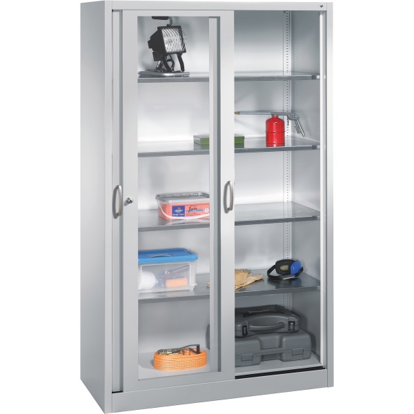 C+P Werkzeugschrank 2059055S10032 Schiebetür 1950x1200x500mm lgr/lgr