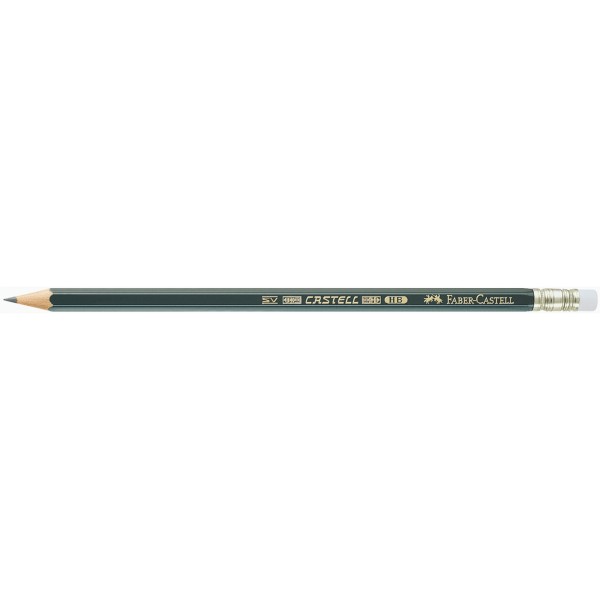 Faber-Castell Bleistift CASTELL 9000 119200 HB dunkelgrün