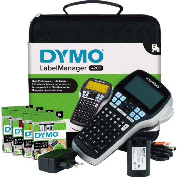 DYMO Beschriftungsgerät LabelManager 420PK S0915480 sw