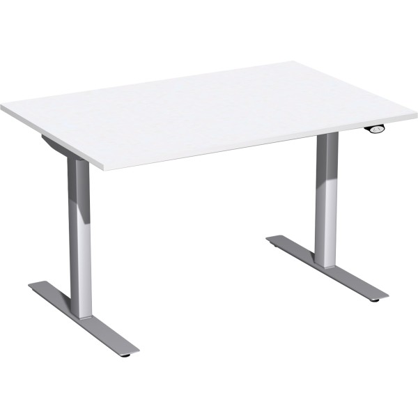 Geramöbel Elektro-Hubtisch S-08F1208-WS 120x80x65-125cm ws/si
