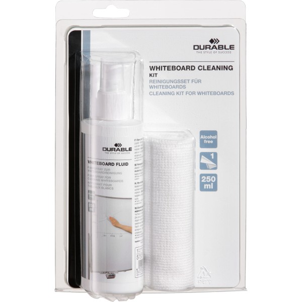 DURABLE Whiteboardreiniger 583300 250ml +Mikrofasertuch