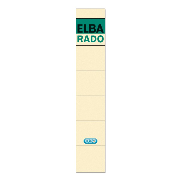 ELBA Ordneretikett 100420941 schmal/kurz sk chamois 10 St./Pack.