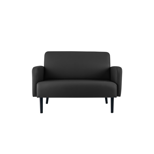 Paperflow Sofa LISBOA LC2PC.01.01 2Sitzer Kunstleder sw/sw