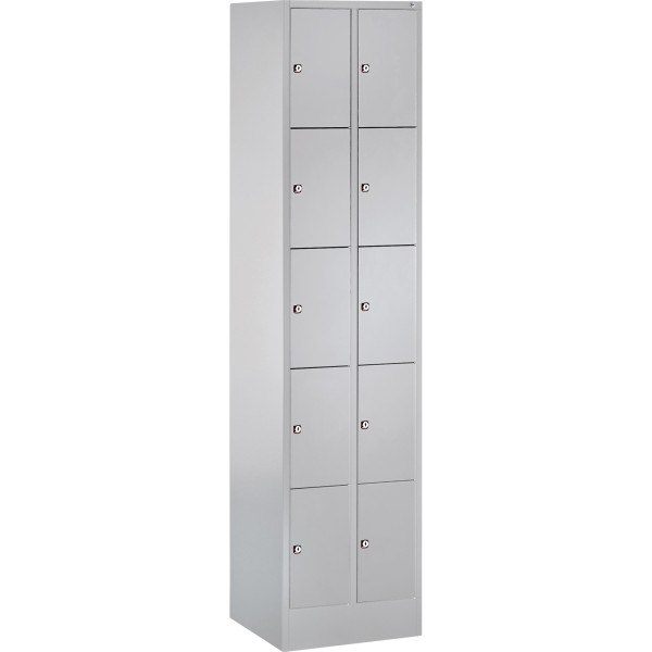 C+P Fächerschrank 8070020S10000 auf Sockel 10Fächer lgr/lgr