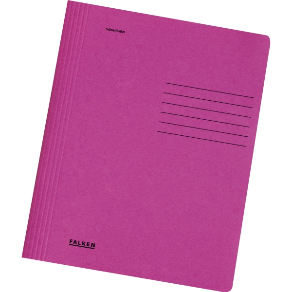 Falken Schnellhefter 26001200 A4 Karton pink