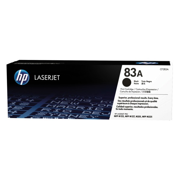 HP Toner CF283AD 83A 1.500Seiten schwarz 2 St./Pack.