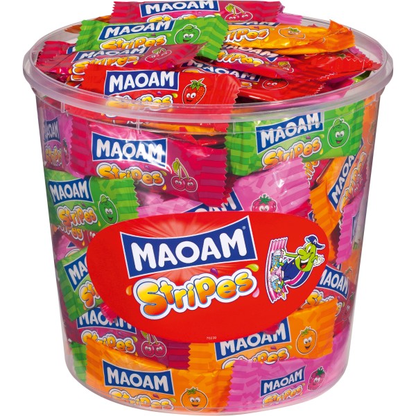 MAOAM Kaubonbon Stripes 516840 7Sorten 150 St