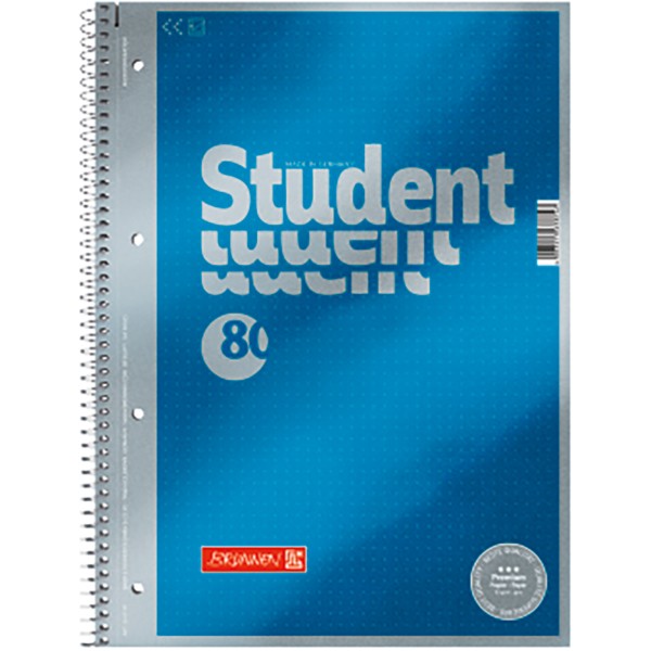 BRUNNEN Collegeblock 1067147 DIN A4 dotted 90g 80Blatt