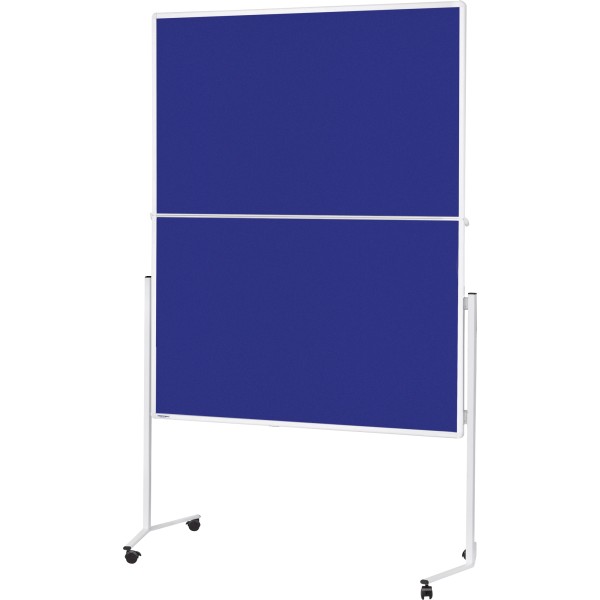 magnetoplan Moderationstafel 2111303 1500x1200mm Filz blau