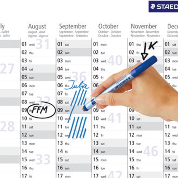 STAEDTLER Folienstift Lumocolor correctable 305 M-2 1mm rot