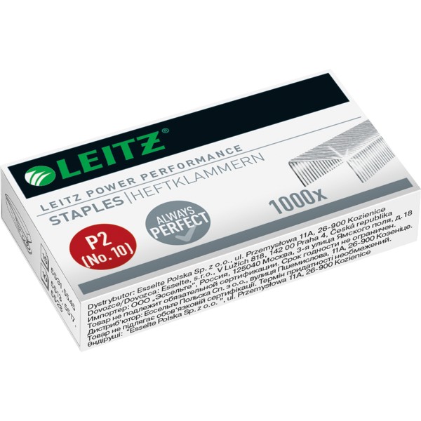 Leitz Heftklammer Nr.10 55770000 10Blatt verzinkt 1.000 St./Pack.